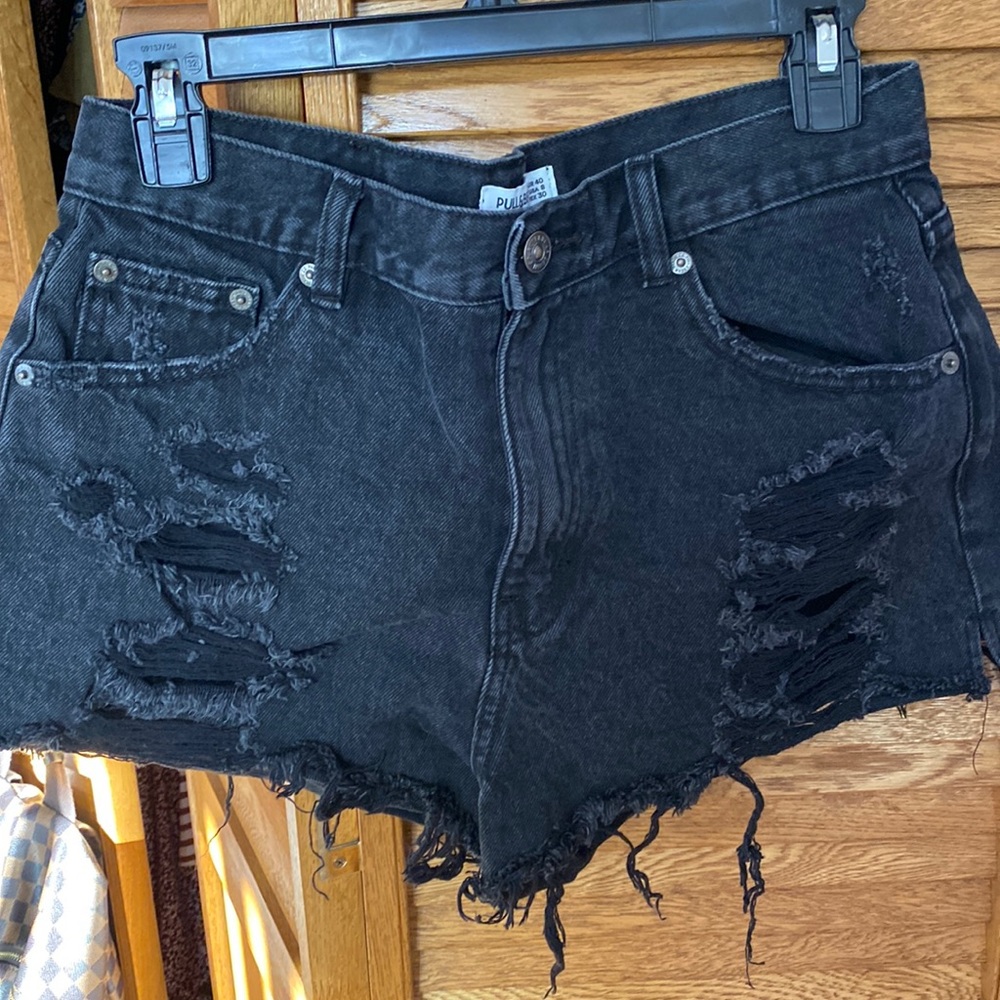 Pull & Bear Distressed Shorts
